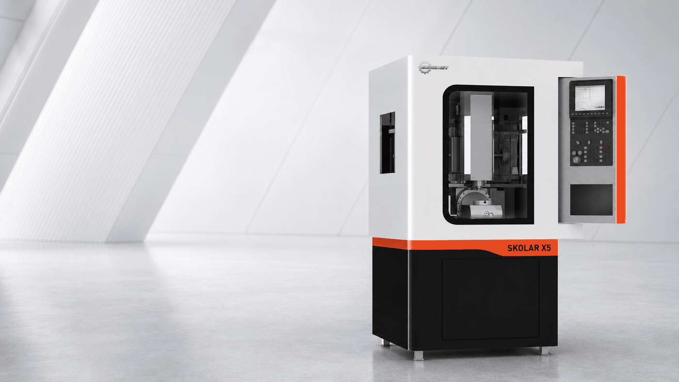 Układ roboczy i system sterowania maszyny CNC